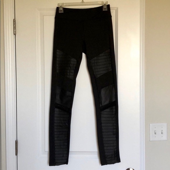 NWOT Black Moto Leggings - Picture 2 of 7